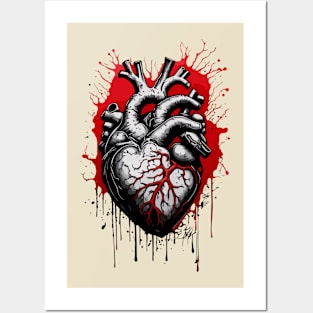 broken heart Posters and Art